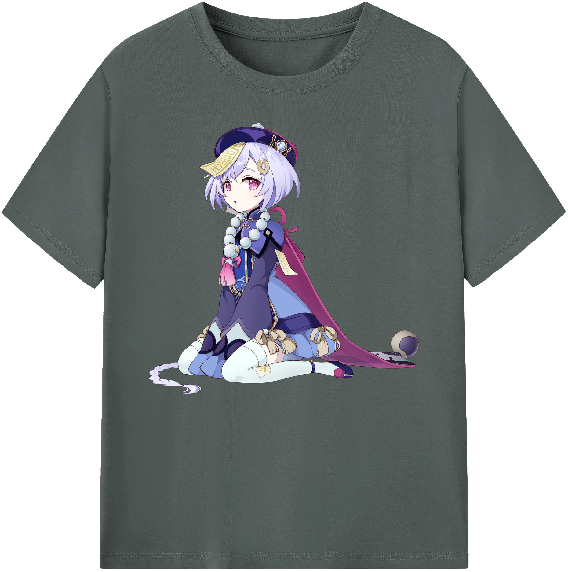 げんし神 七七 なな  genshin Nana 綿100％ メンズ半袖Tシャツ｜肌触りやわらか＆通気性
